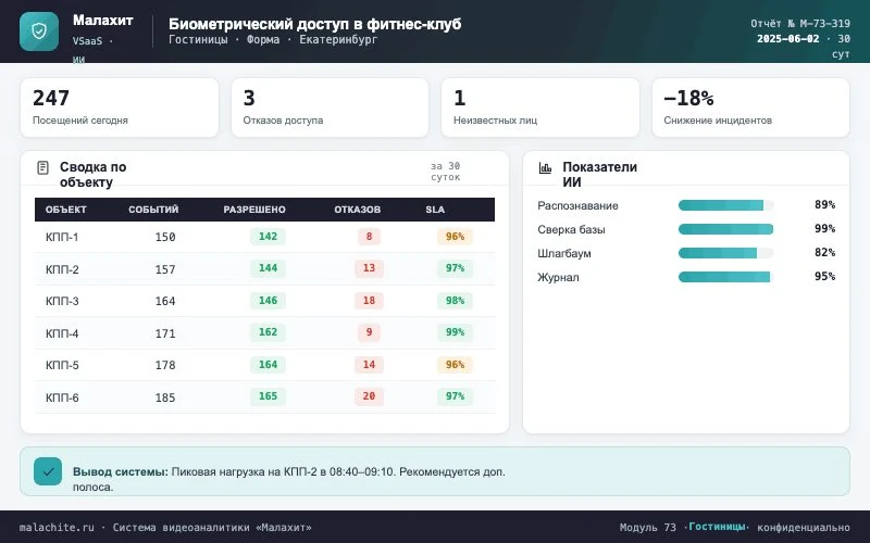 Отчёт за период — Система Малахит