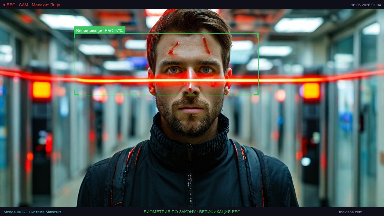 Верификация лица через ЕБС на биометрическом терминале — легитимная биометрия